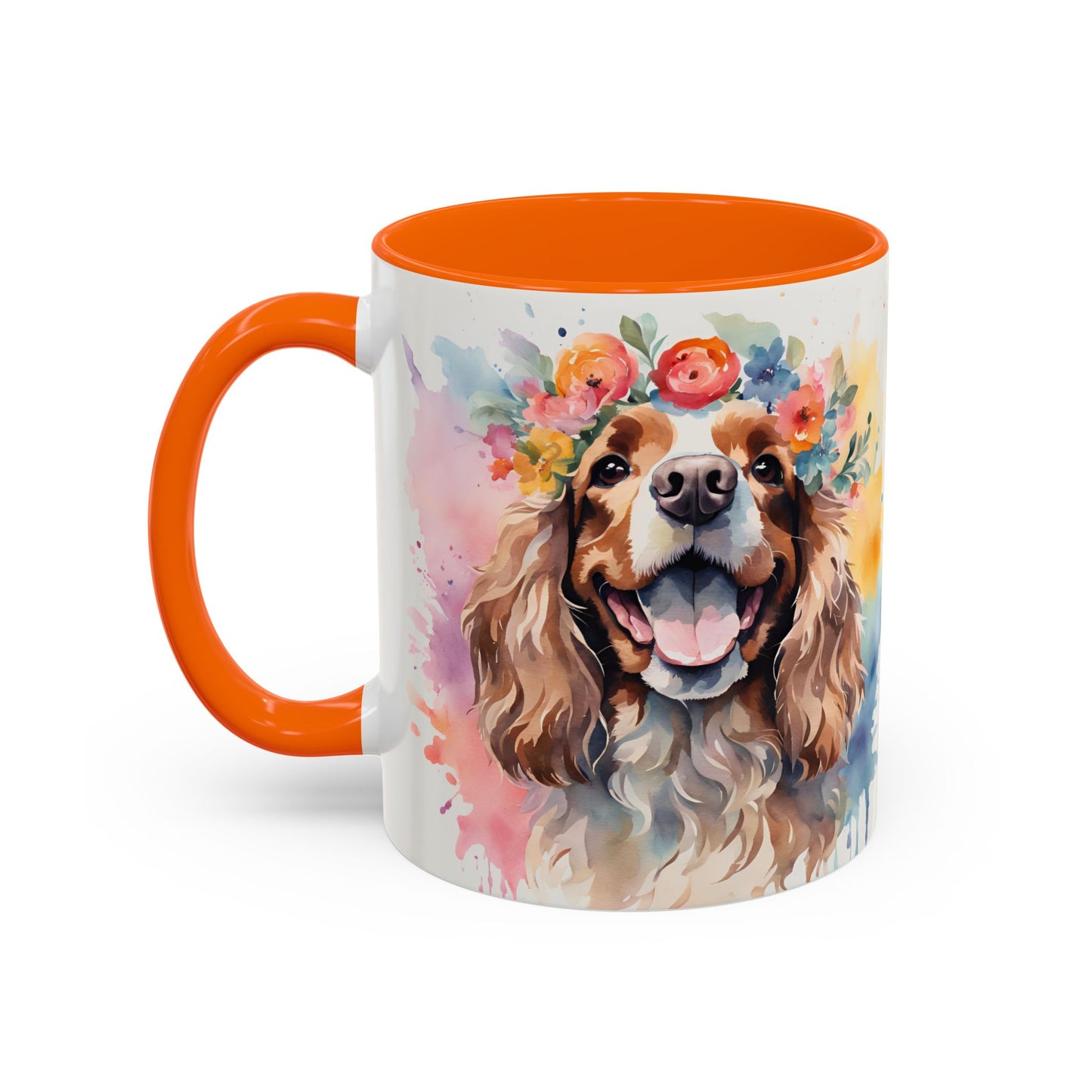 Cocker Spaniel 02 Accent Coffee Mug - Dog Lover Gift