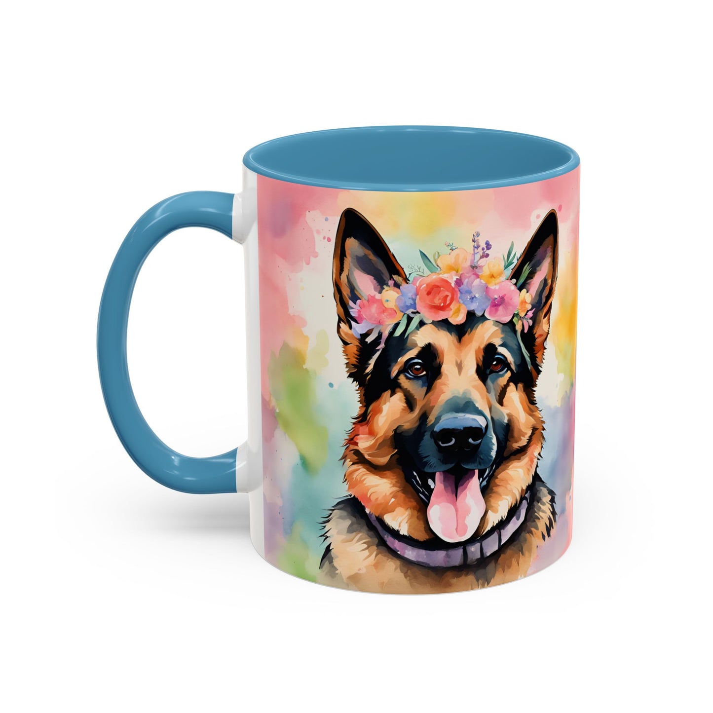 German Shepherd 01 Accent Coffee Mug - Dog Lover Gift