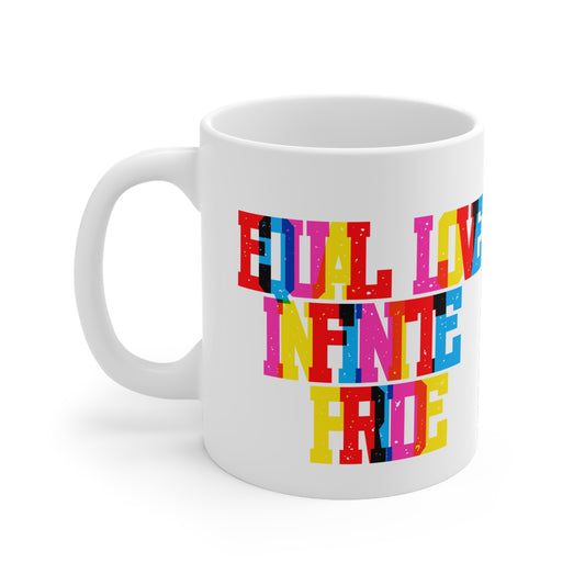 Equal Love Infinite Pride Valentines Mug Ceramic 11oz