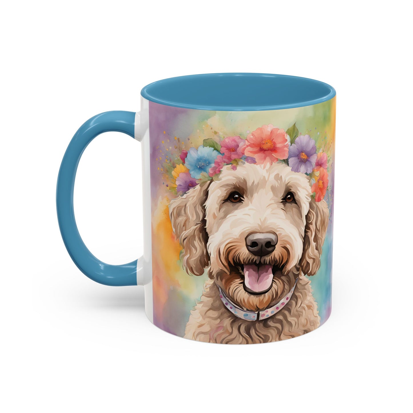 Labradoodle 01 Accent Coffee Mug - Dog Lover Gift