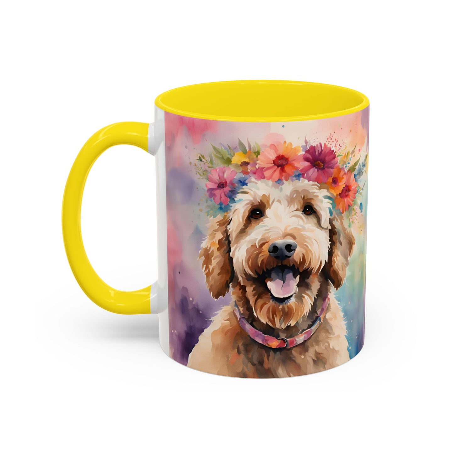 Labradoodle 04 Accent Coffee Mug - Dog Lover Gift