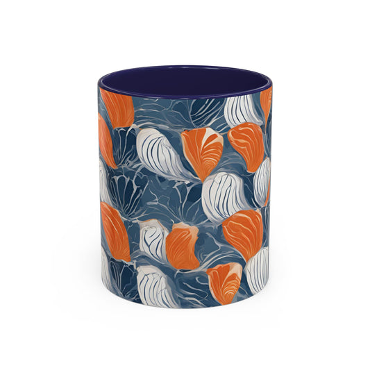 Orange shells 6 Accent Coffee Mug (11oz)