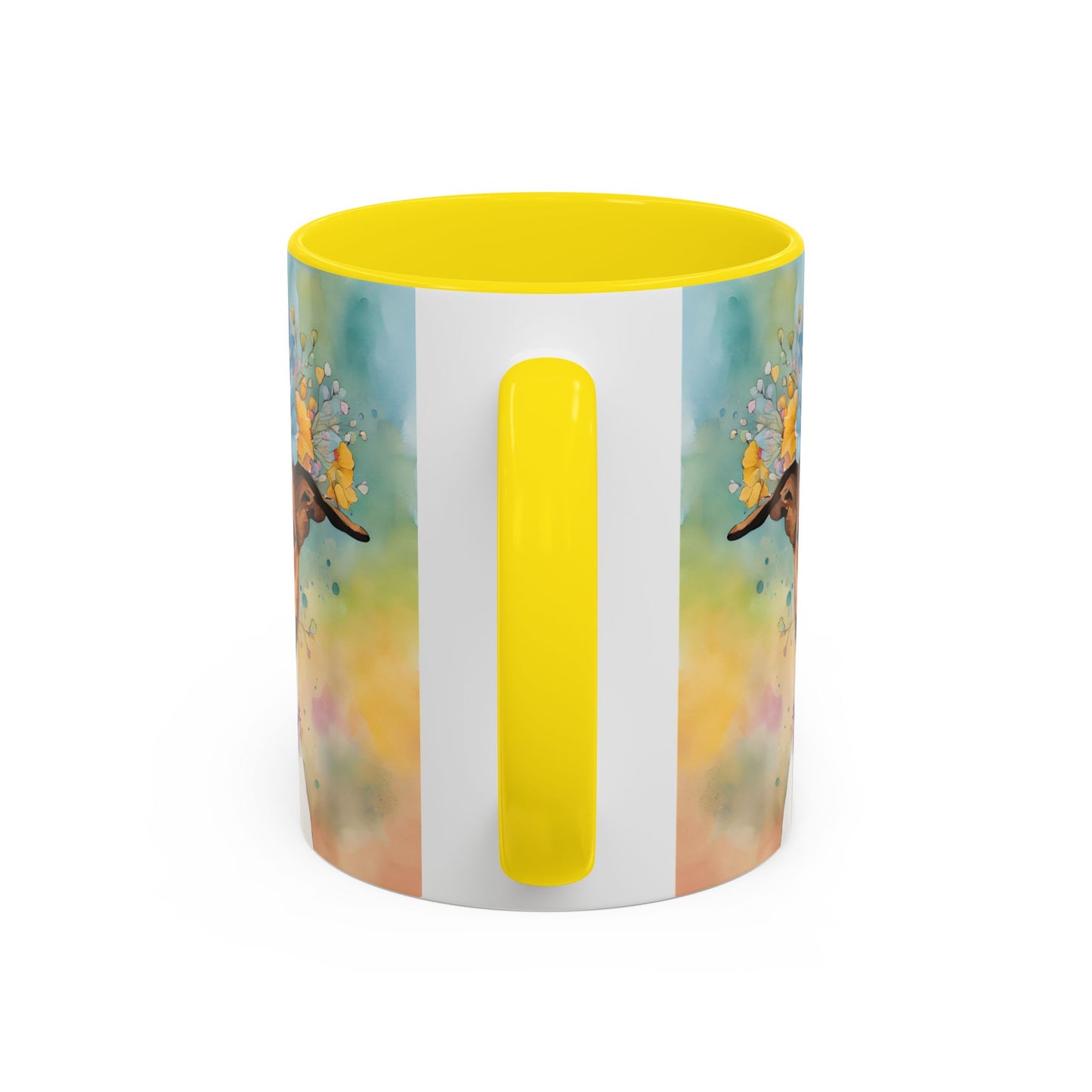 Jack Russell 03 Accent Coffee Mug - Dog Lover Gift