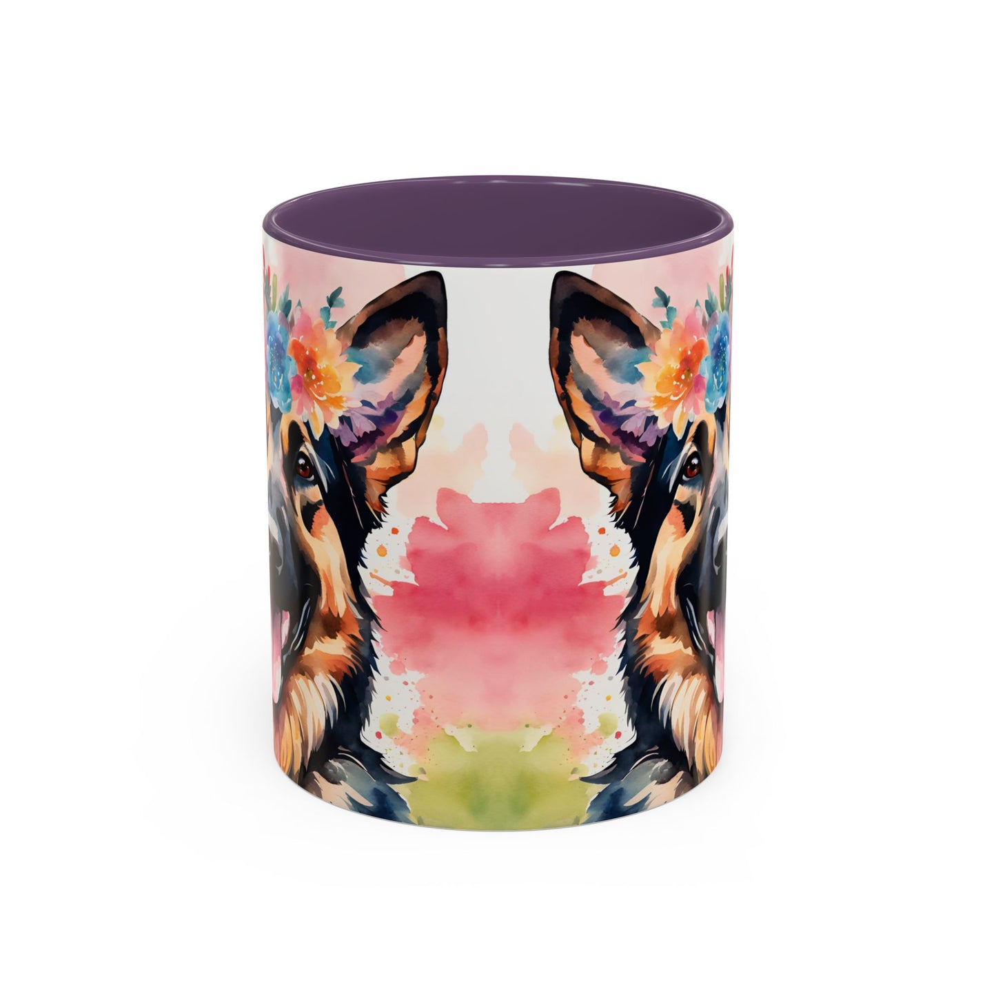 German Shepherd 03 Accent Coffee Mug - Dog Lover Gift