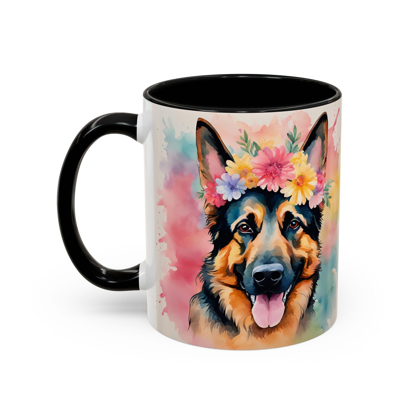 German Shepherd 02 Accent Coffee Mug - Dog Lover Gift