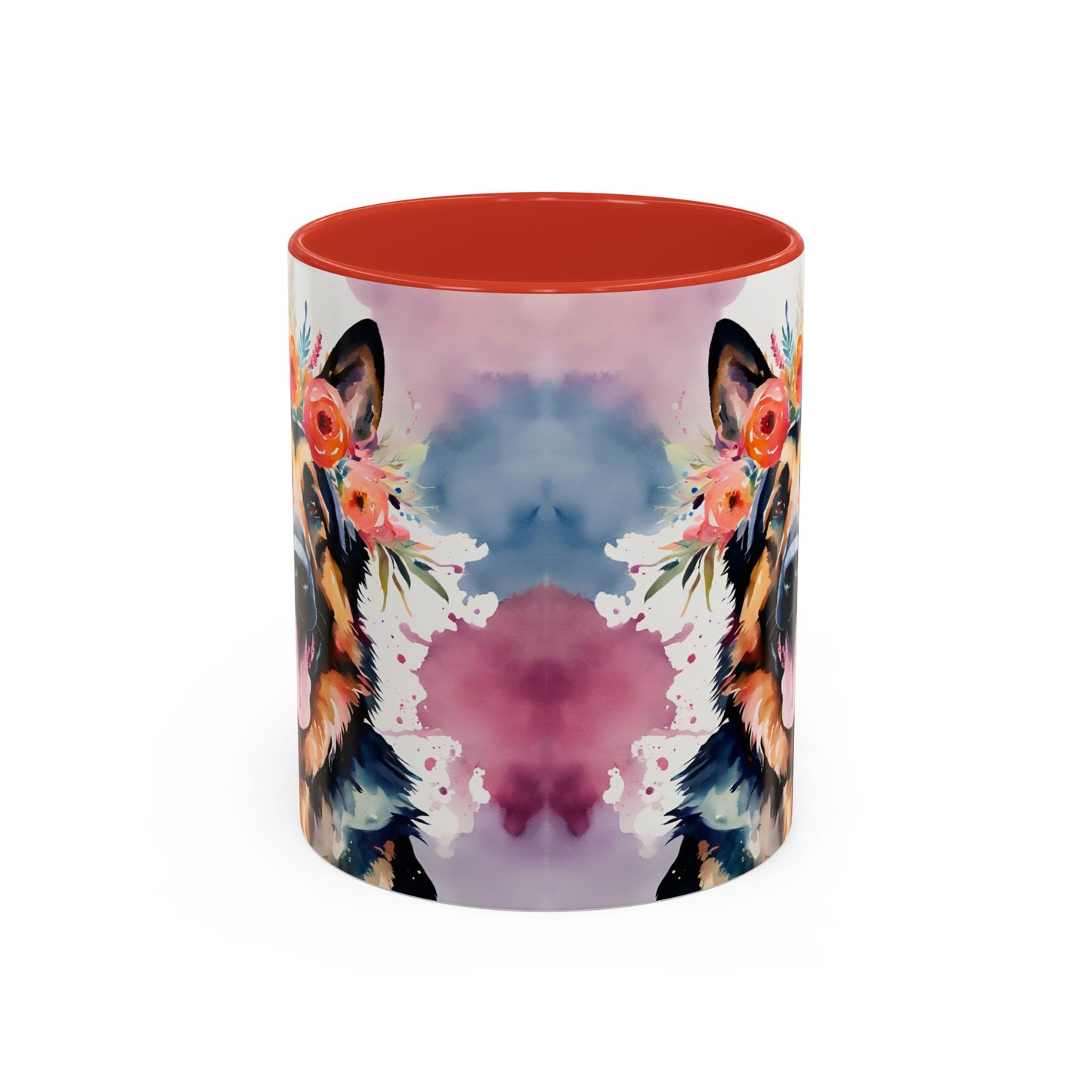 German Shepherd 04 Accent Coffee Mug - Dog Lover Gift