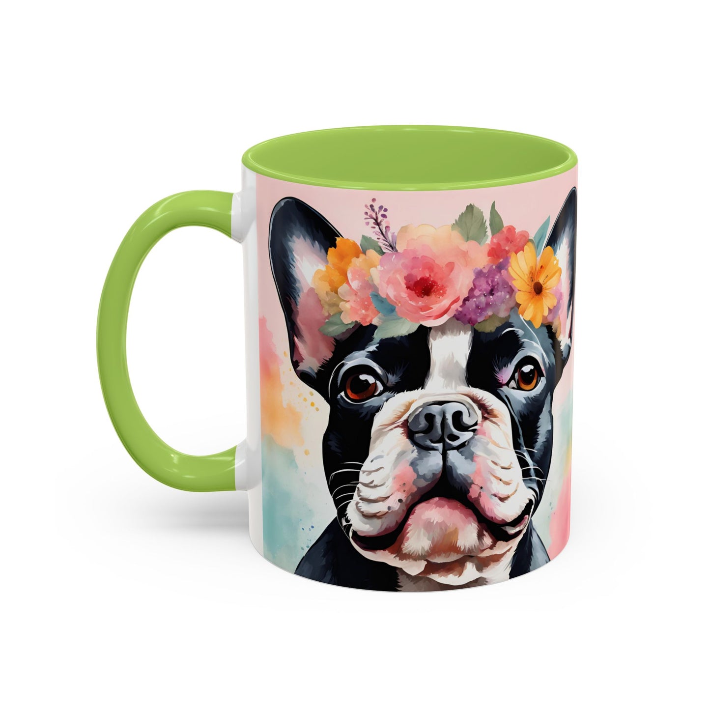 French Bulldog 01 Accent Coffee Mug - Dog Lover Gift