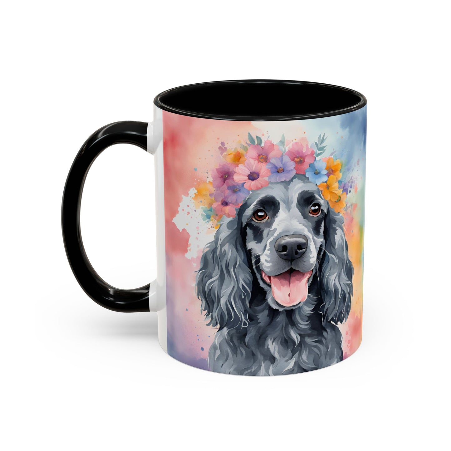 Blue Roan Cocker Spaniel 01 Accent Coffee Mug - Dog Lover Gift