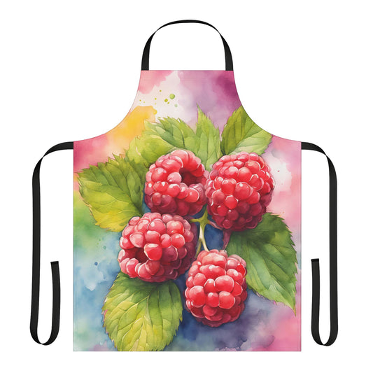 Raspberries 02 Apron 5-Color Straps