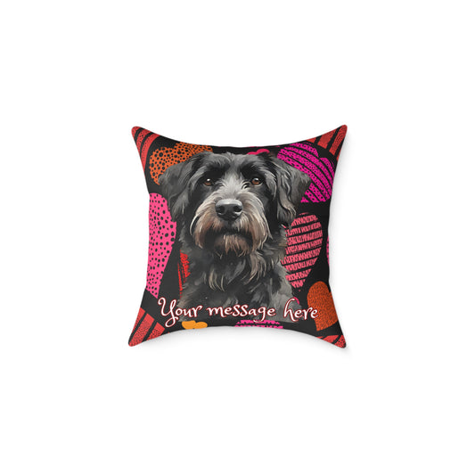 Personalized Valentine Eddy 2 Poly Cushion/Pillow 5 sizes