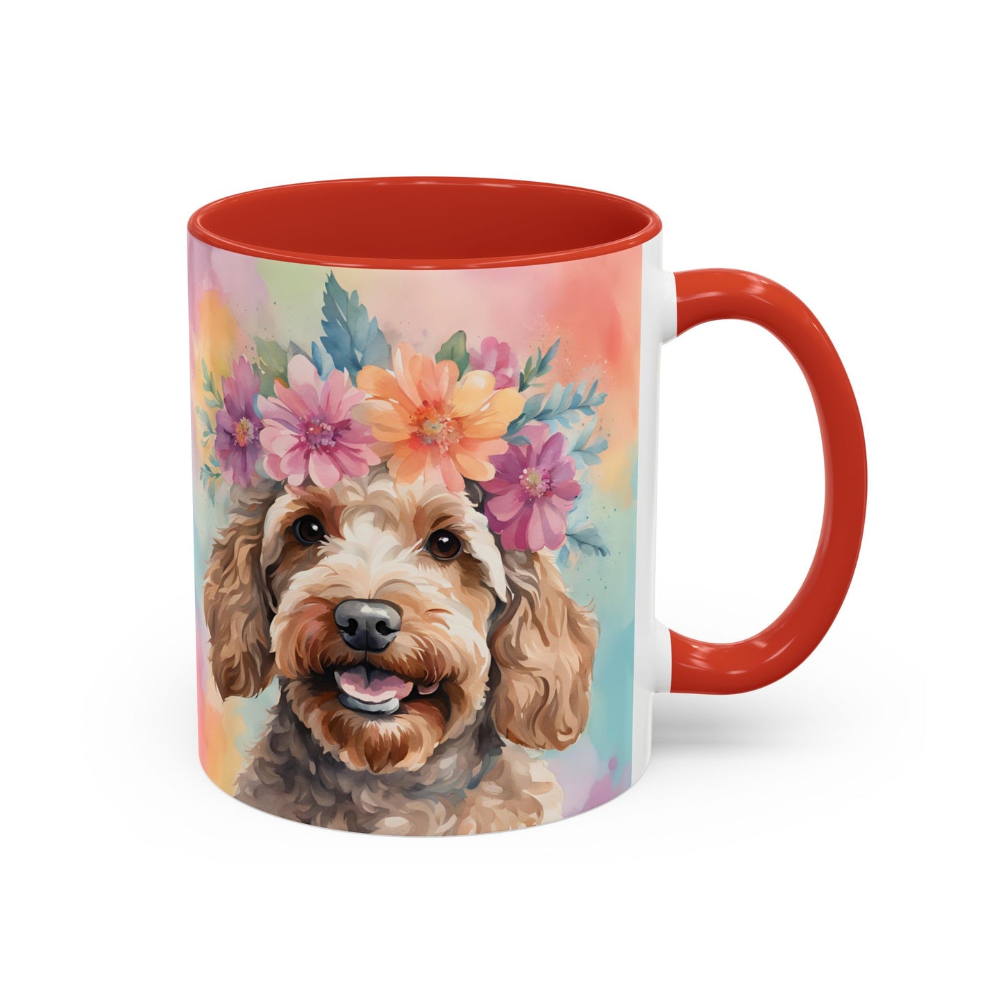 Cockapoo 01 Accent Coffee Mug - Dog Lover Gift