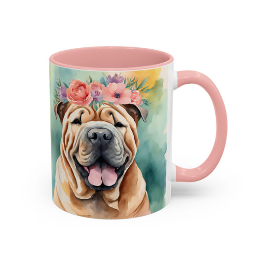Shar Pei 01 Accent Coffee Mug - Dog Lover Gift