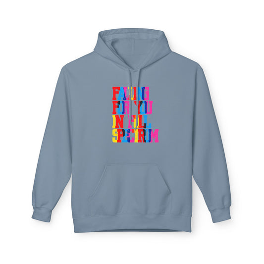 Falling For You In Full Spectrum Unisex Valentines Hoodie