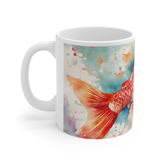 Koi Carp 03 Mug - Nature's Beauty Collection