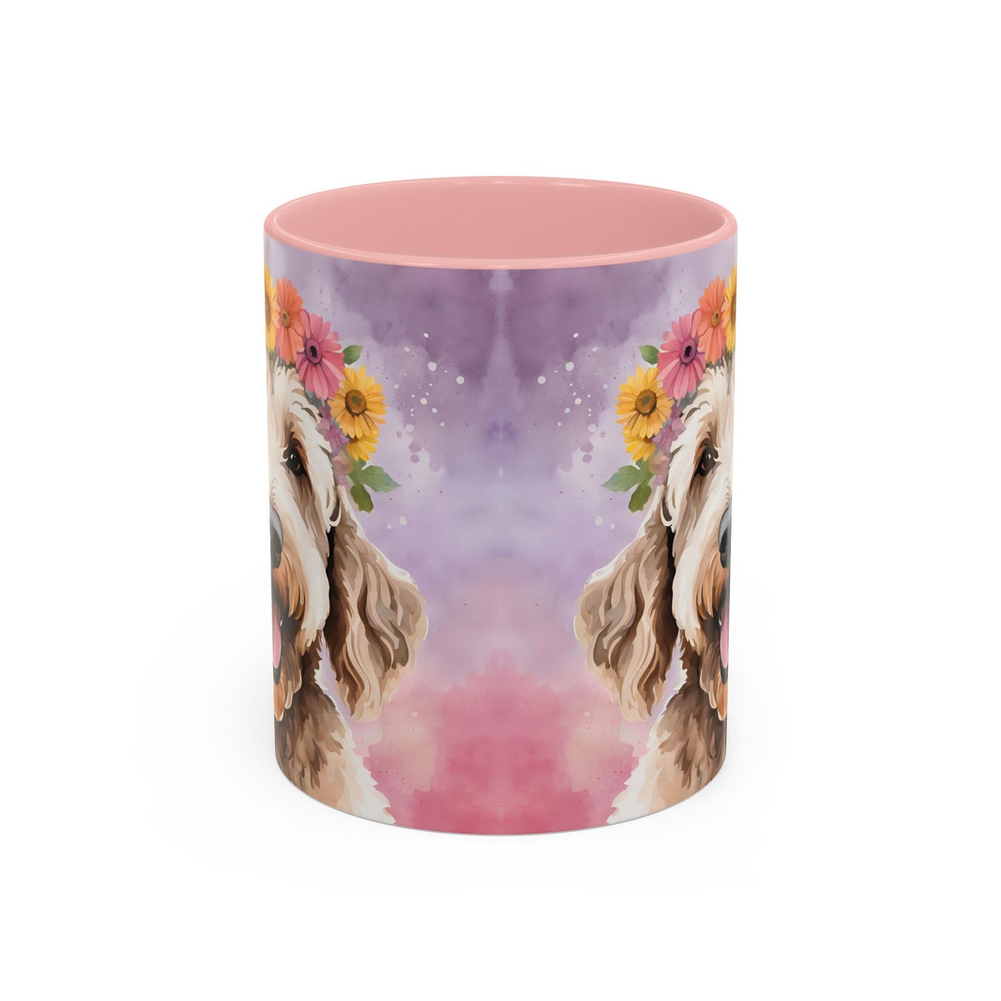 Labradoodle 02 Accent Coffee Mug - Dog Lover Gift