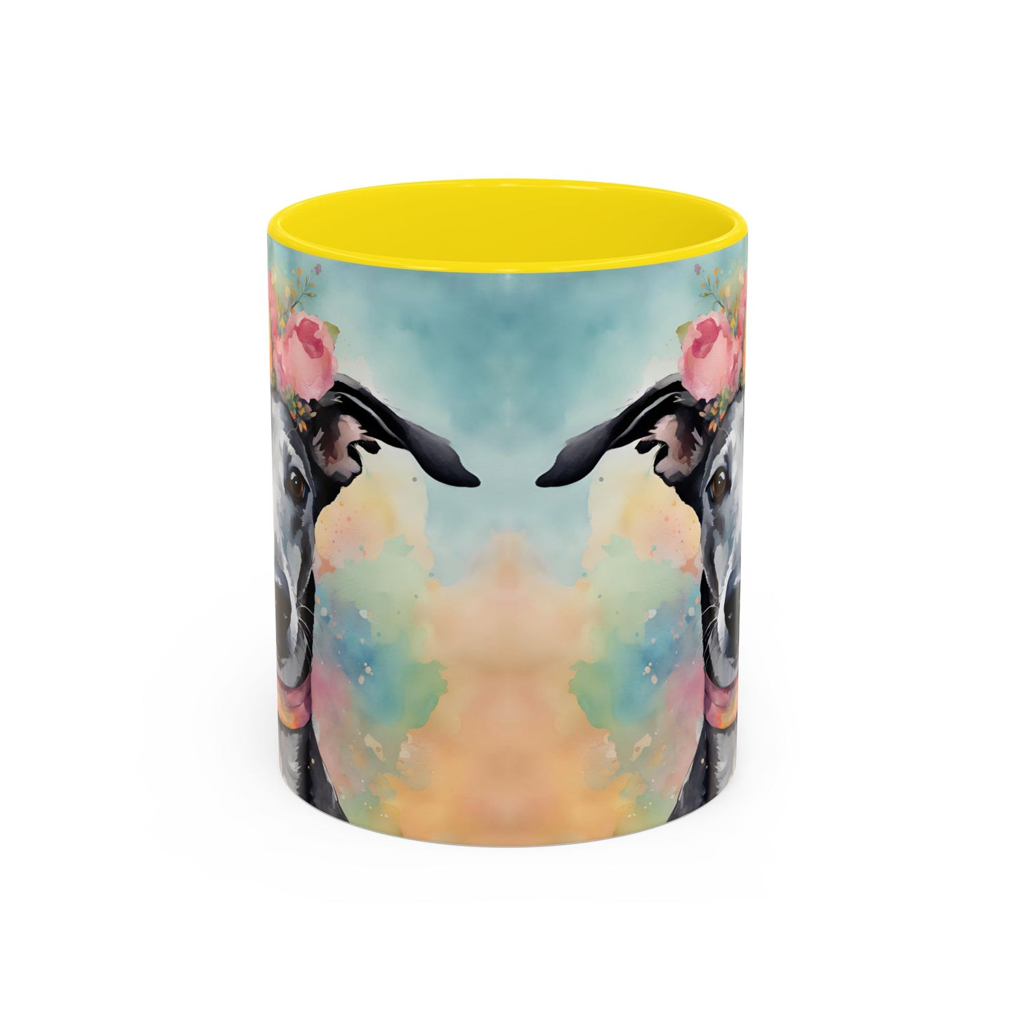 Greyhound 03 Accent Coffee Mug - Dog Lover Gift