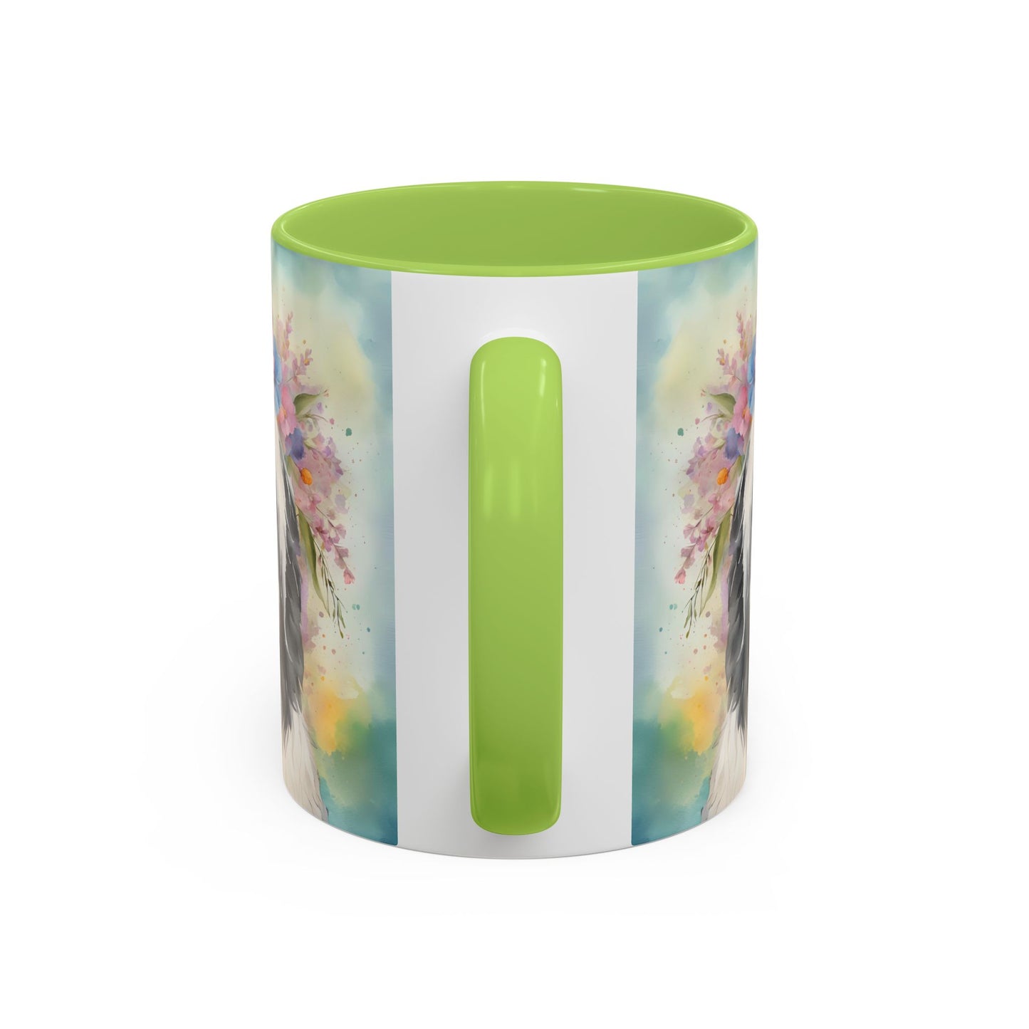 Bearded Collie 02 Accent Coffee Mug - Dog Lover Gift