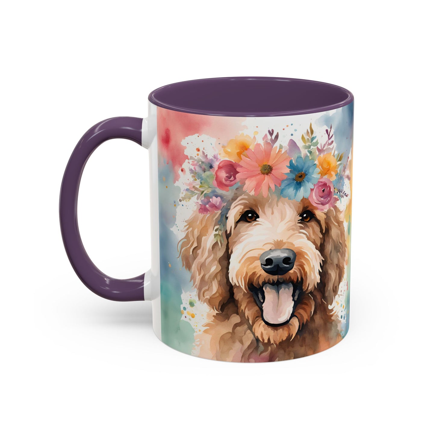 Labradoodle 03 Accent Coffee Mug - Dog Lover Gift