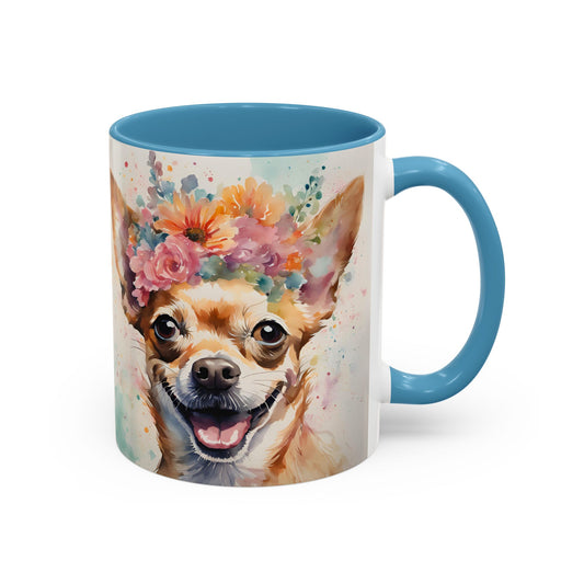 Chihuahua 02 Accent Coffee Mug - Dog Lover Gift