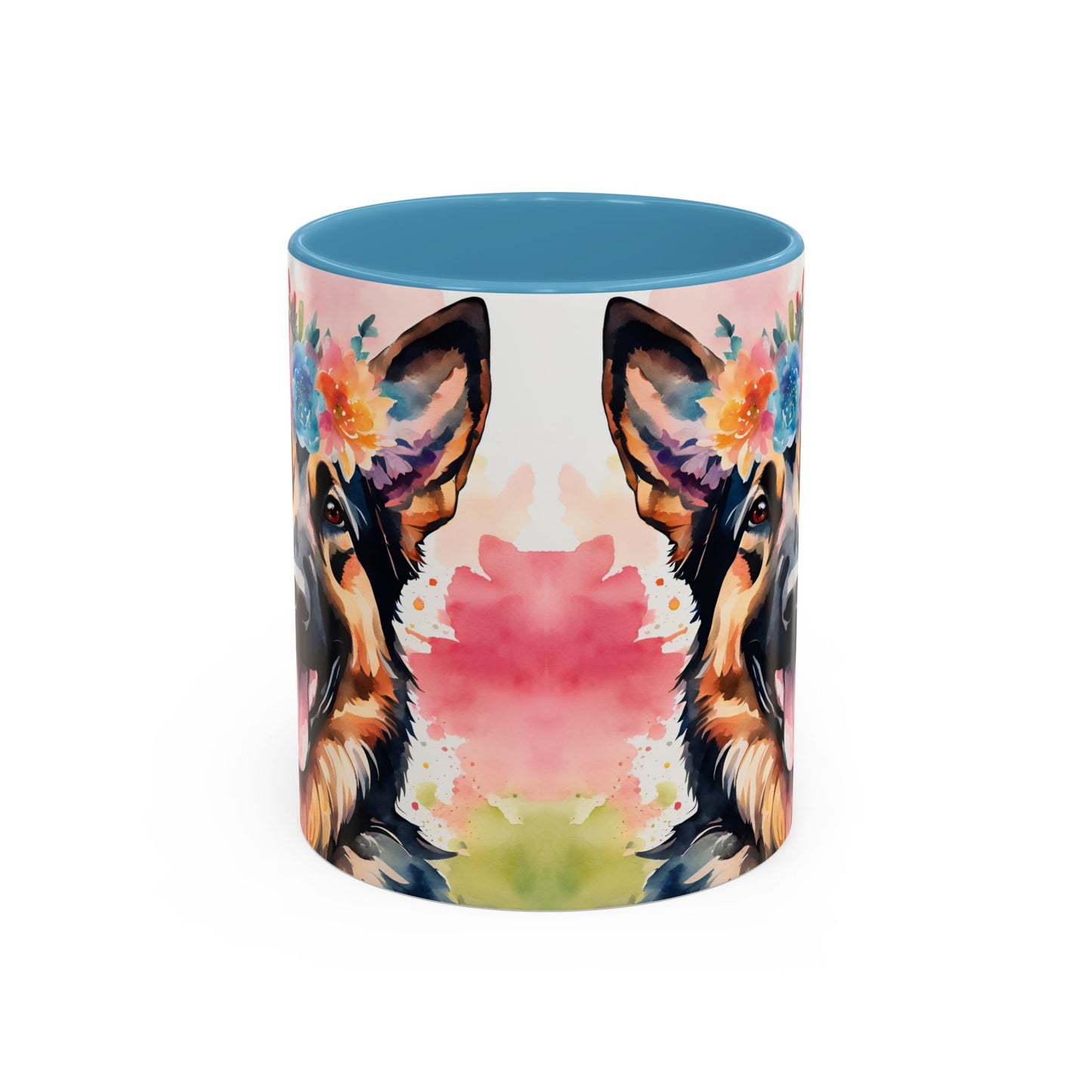 German Shepherd 03 Accent Coffee Mug - Dog Lover Gift