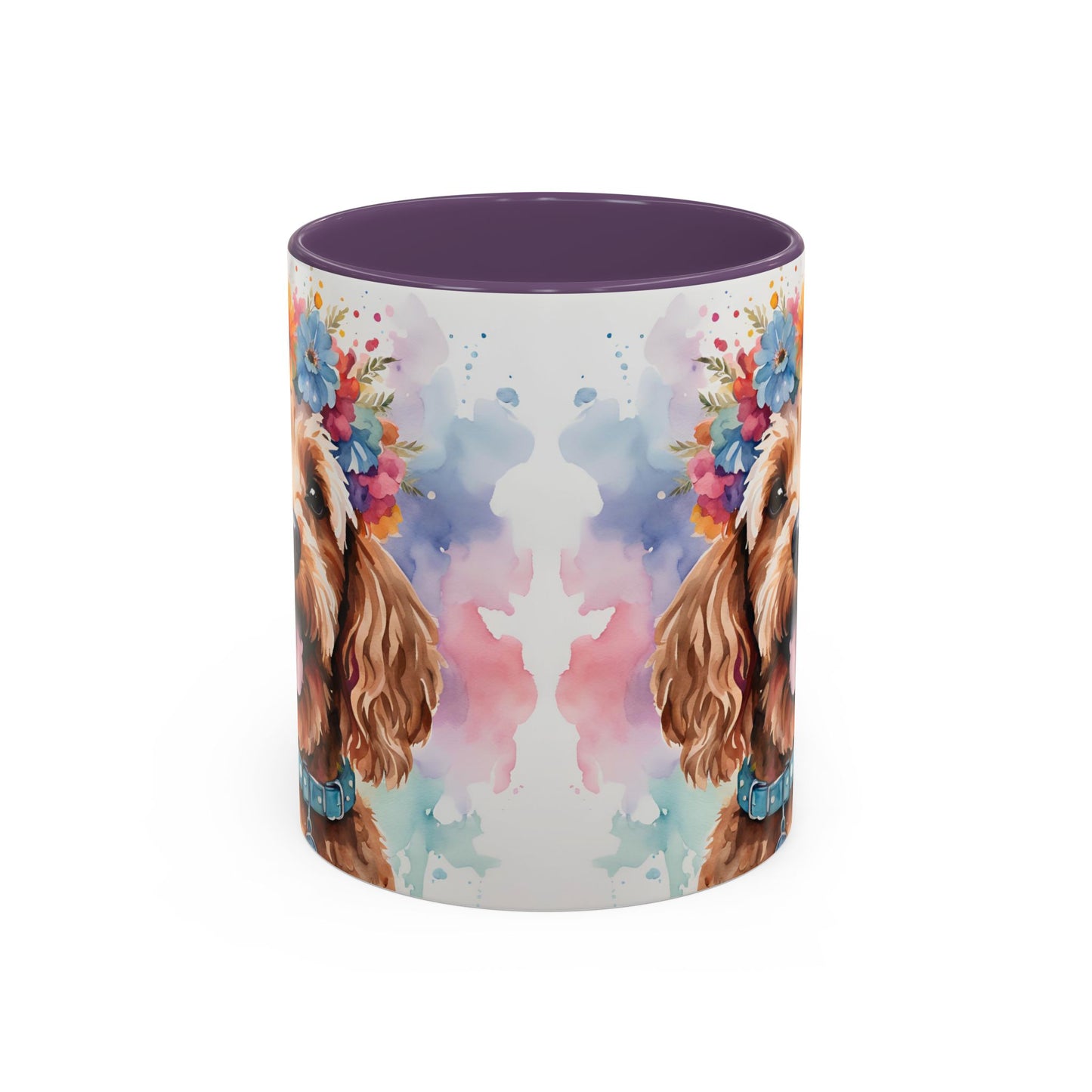 Cockapoo 02 Accent Coffee Mug - Dog Lover Gift