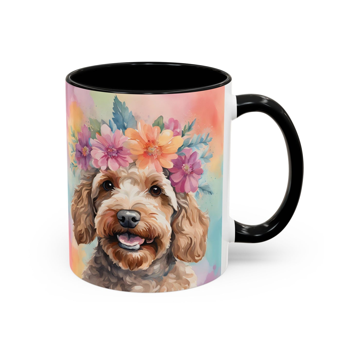 Cockapoo 01 Accent Coffee Mug - Dog Lover Gift