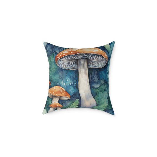 Toadstool 03 Poly Pillow - Natures Beauty Design
