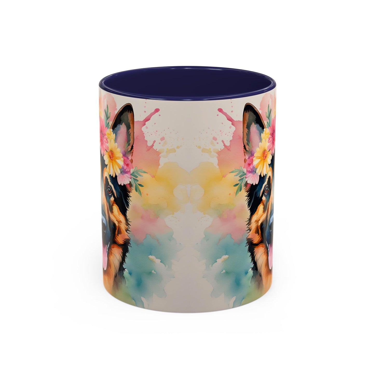 German Shepherd 02 Accent Coffee Mug - Dog Lover Gift