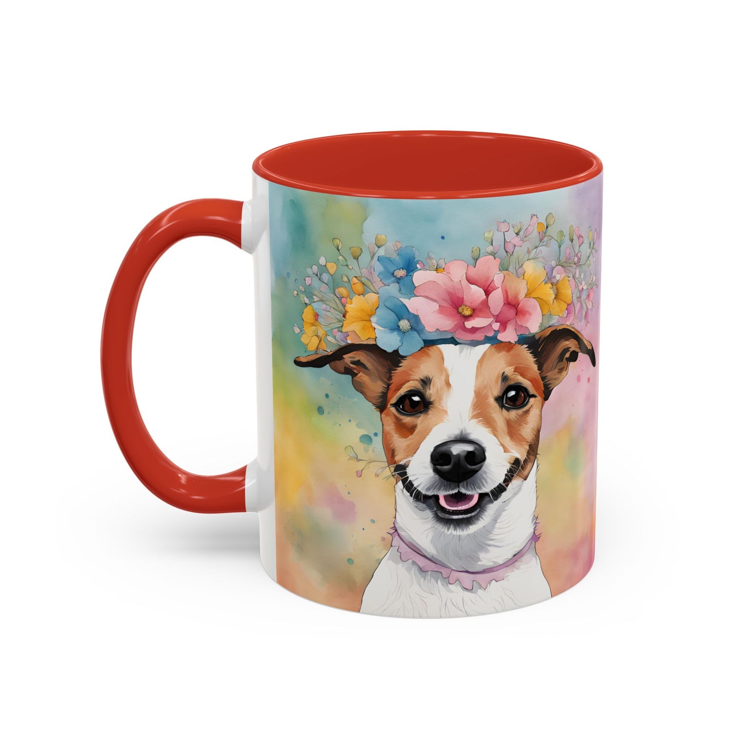 Jack Russell 03 Accent Coffee Mug - Dog Lover Gift