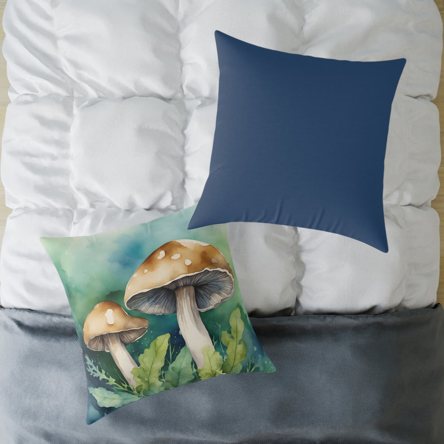 Toadstool 01 Poly Pillow - Natures Beauty Design