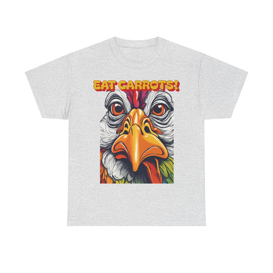 Eat Carrots Unisex Heavy Cotton Tee