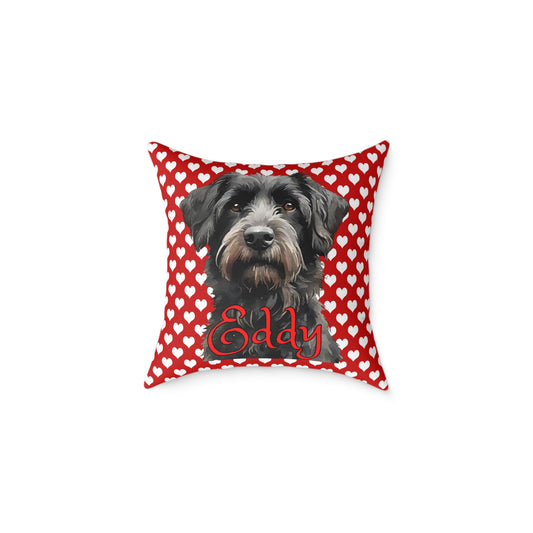 Personalized Valentine Pet Eddy Poly Cushion/Pillow 5 sizes