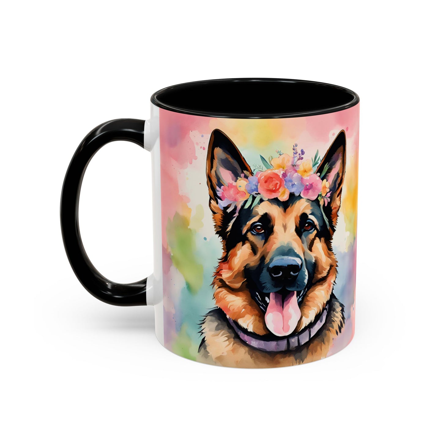 German Shepherd 01 Accent Coffee Mug - Dog Lover Gift