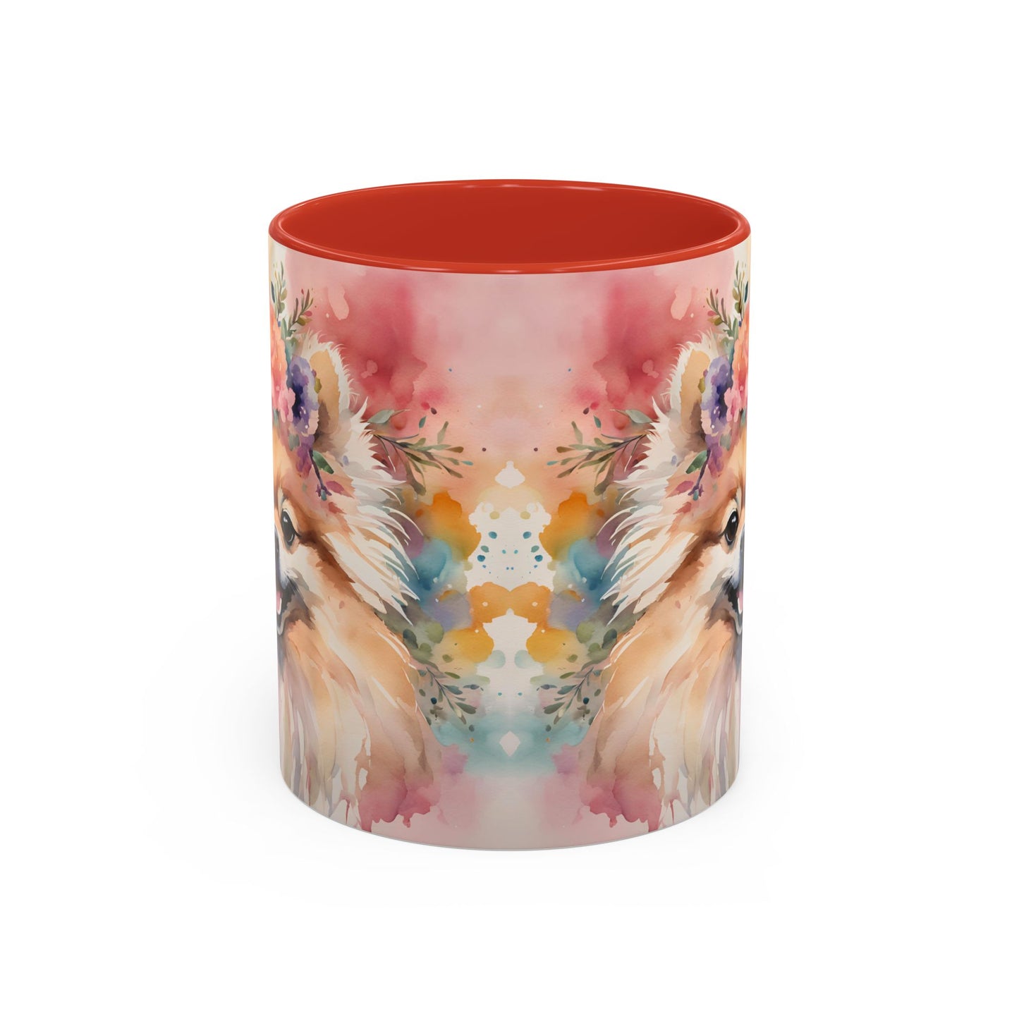 Pomeranian 02 Accent Coffee Mug - Dog Lover Gift