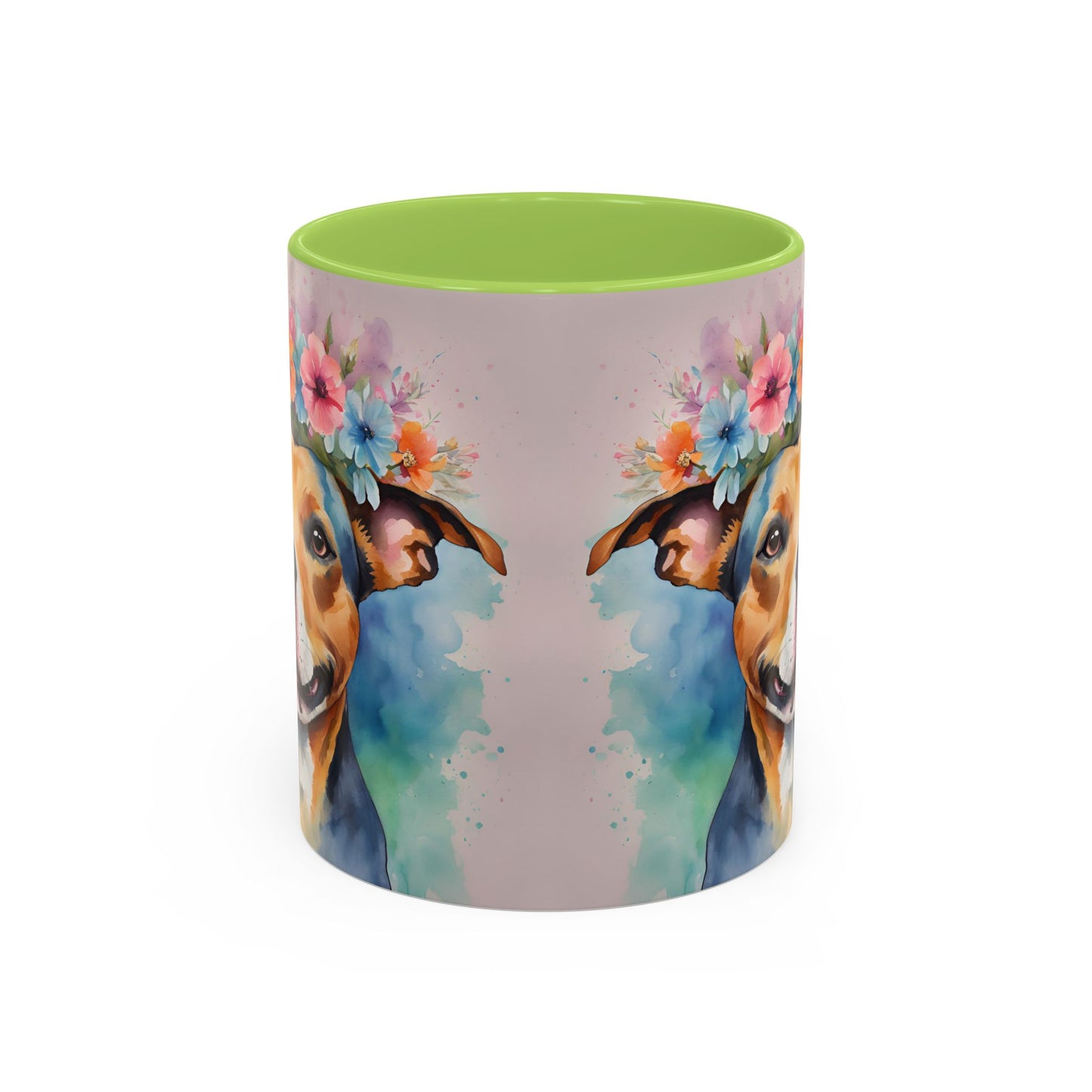 Staffordshire Bull Terrier 02 Accent Coffee Mug - Dog Lover Gift