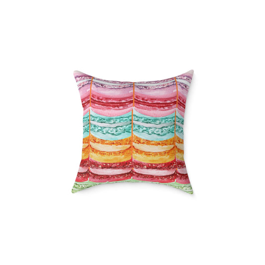 Valentine Macaroons Poly Pillow