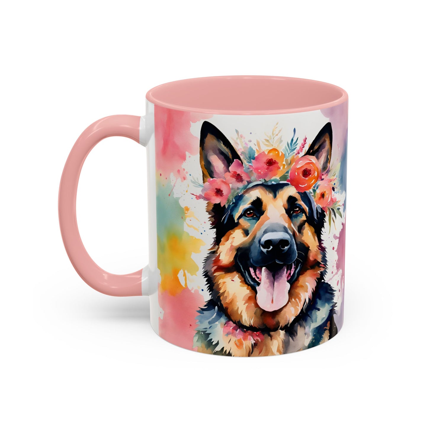 German Shepherd 04 Accent Coffee Mug - Dog Lover Gift