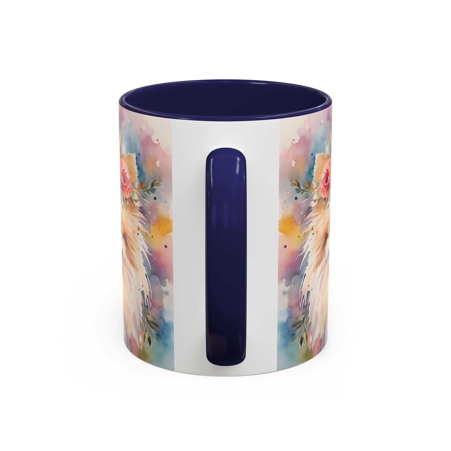 Pomeranian 02 Accent Coffee Mug - Dog Lover Gift