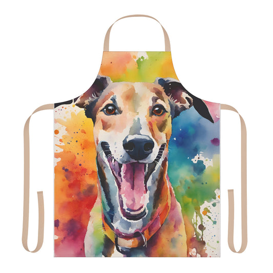 Multicolored Greyhound Adult Apron (AOP)