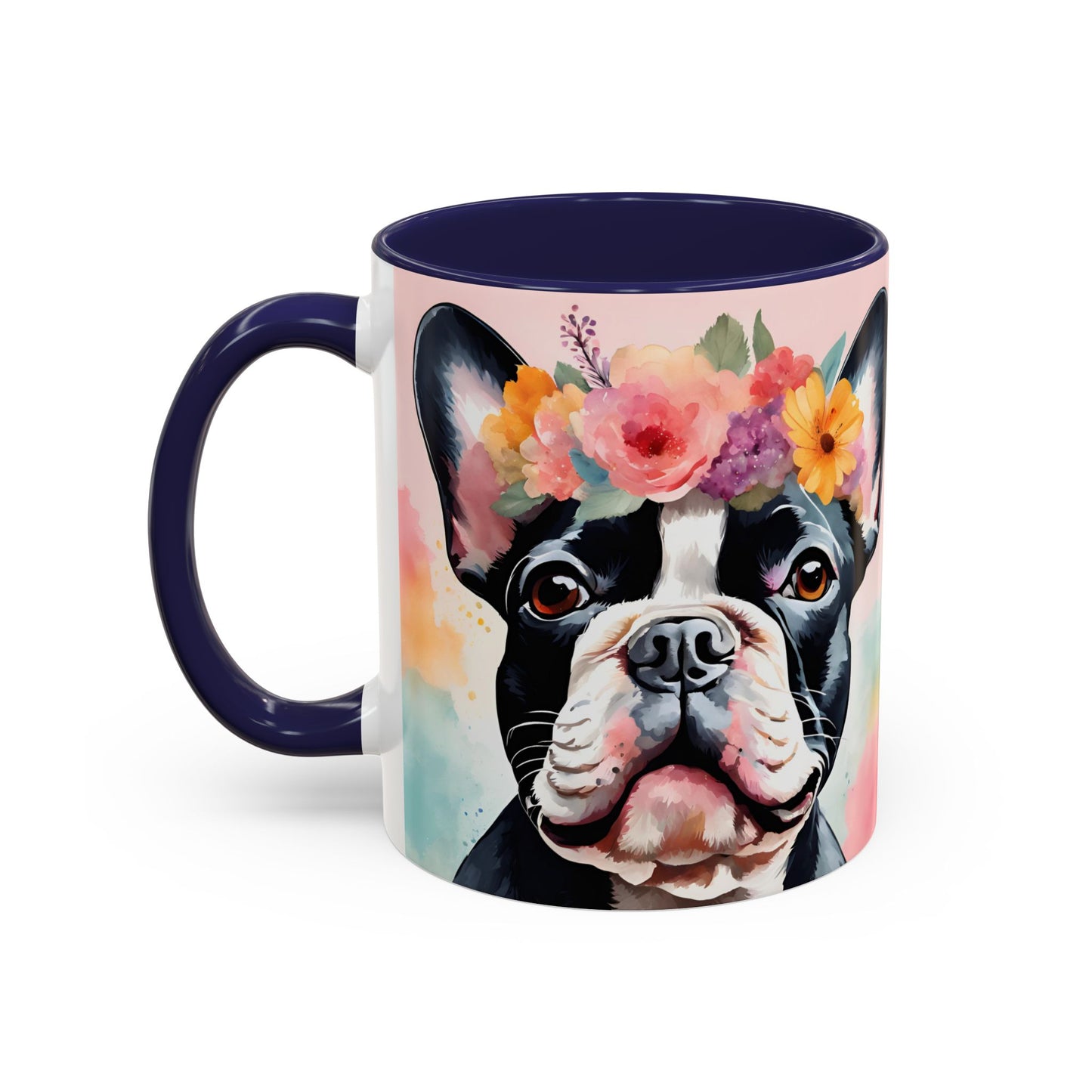 French Bulldog 01 Accent Coffee Mug - Dog Lover Gift