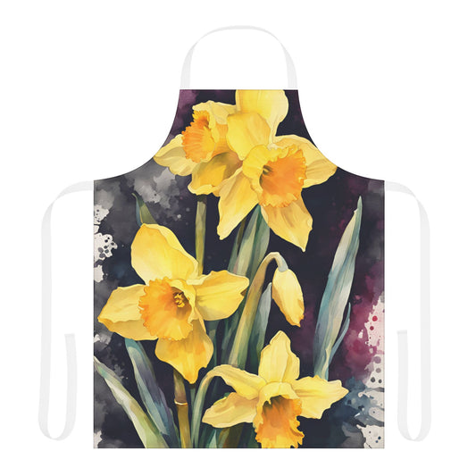 Daffodils 01 Apron 5-Color Straps
