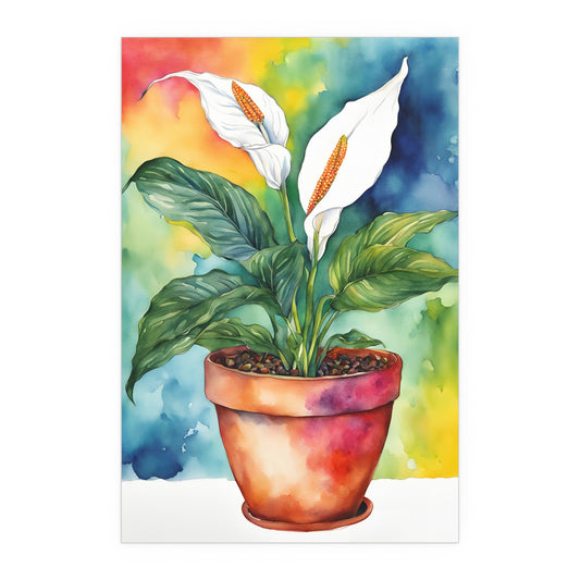 Multi Pot Plant 19 Indoor and Outdoor Silk Posters