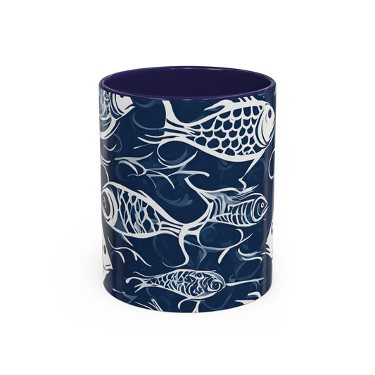 Fish 03 Accent Coffee Mug (11oz)