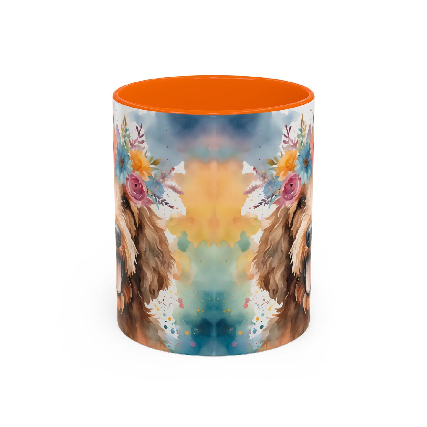 Labradoodle 03 Accent Coffee Mug - Dog Lover Gift