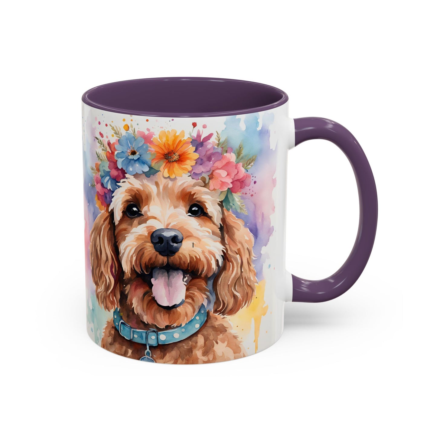 Cockapoo 02 Accent Coffee Mug - Dog Lover Gift