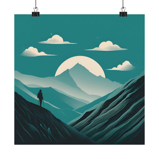Lone Collection Walker 22 Matte Square Posters