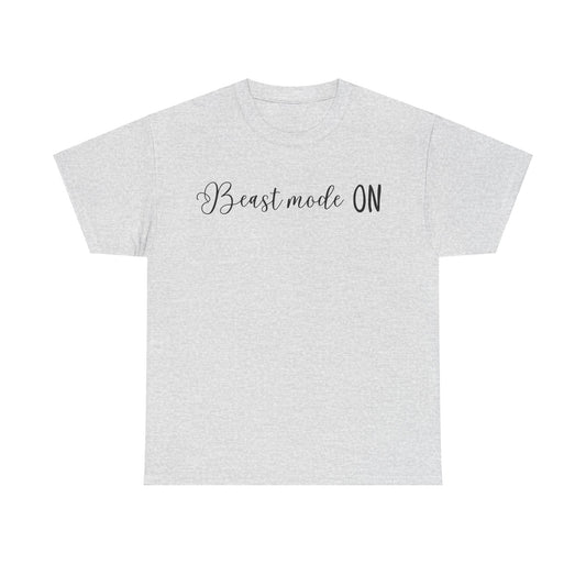 Beast Mode On Unisex Heavy Cotton Tee