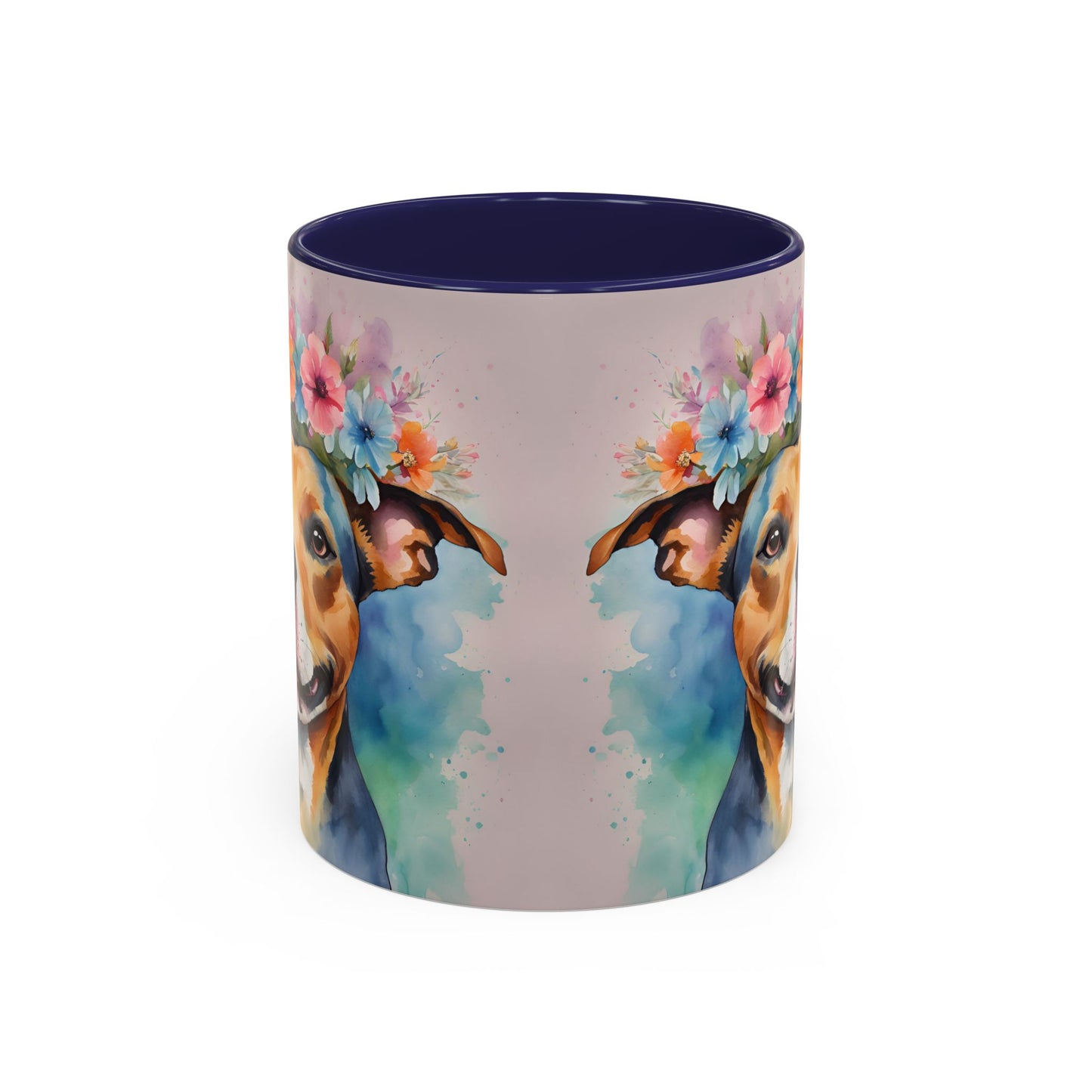 Staffordshire Bull Terrier 02 Accent Coffee Mug - Dog Lover Gift