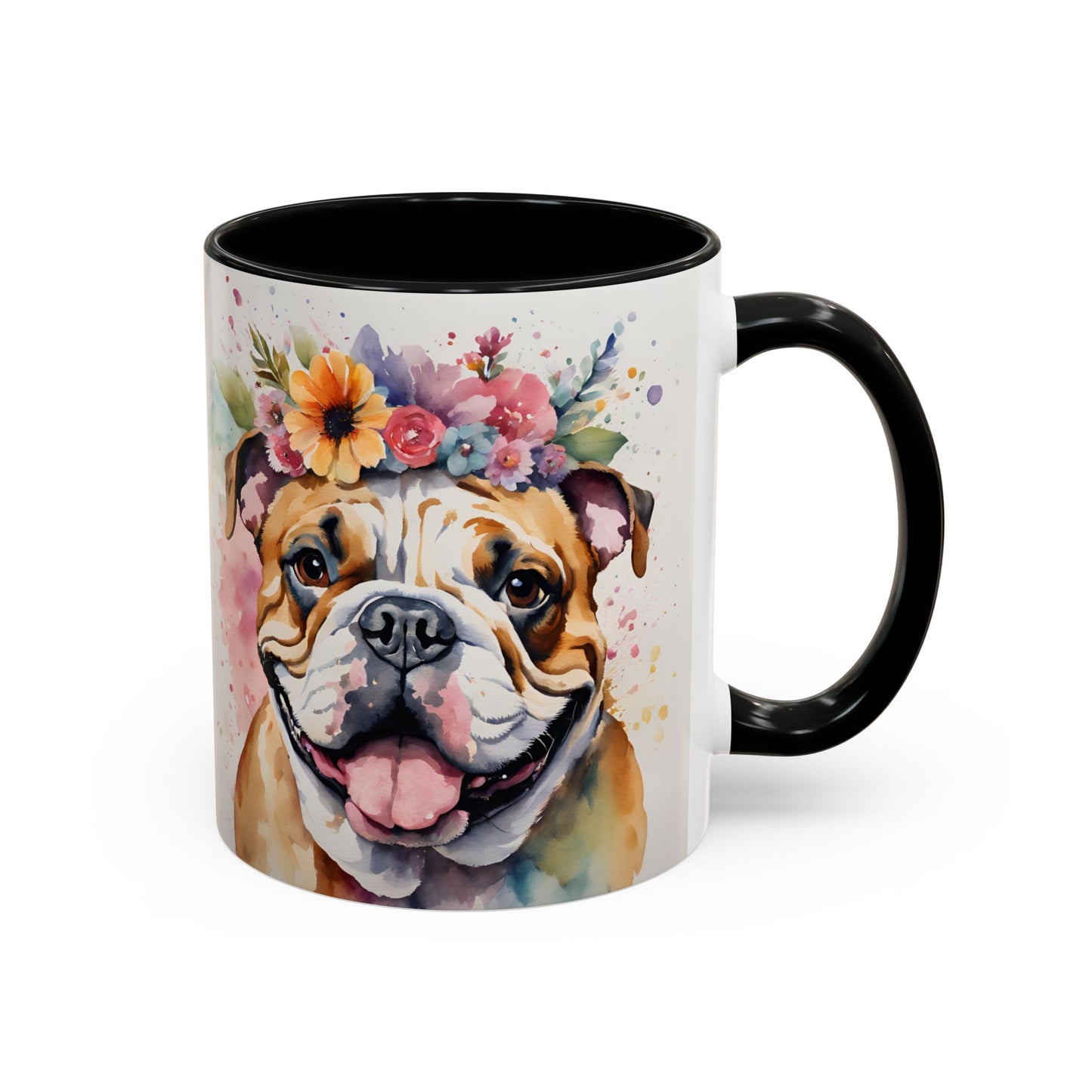 British Bulldog 03 Accent Coffee Mug - Dog Lover Gift