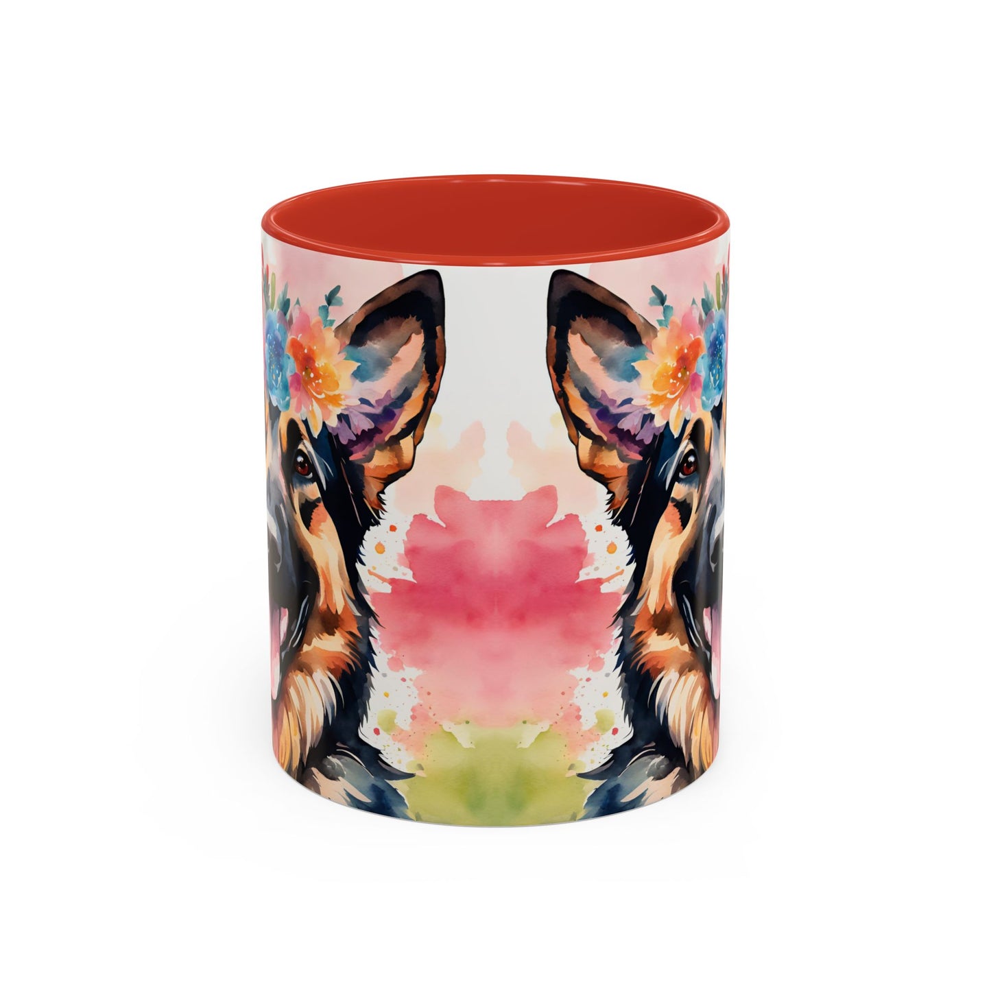 German Shepherd 03 Accent Coffee Mug - Dog Lover Gift